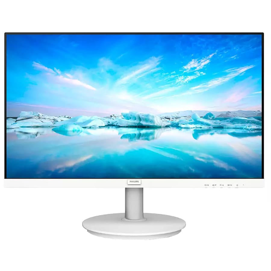 Monitor LED IPS PHILIPS 241V8AW, 23.8", Full HD, 75Hz, Adaptive sync, alb