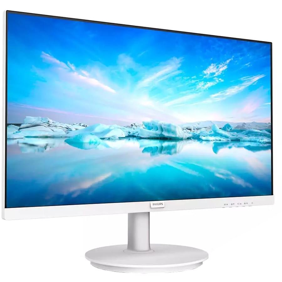 Monitor LED IPS PHILIPS 241V8AW, 23.8", Full HD, 75Hz, Adaptive sync, alb
