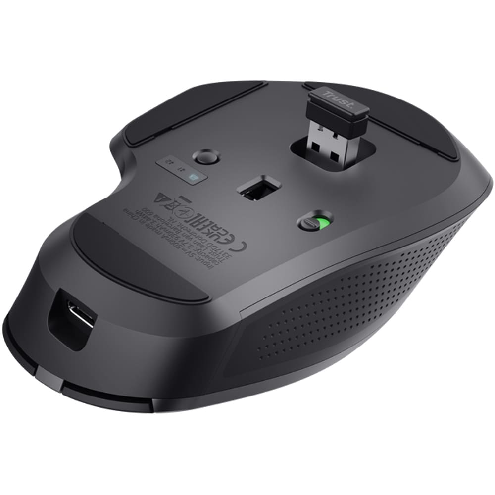 Mouse Wireless TRUST Ozaa+ 24820, 3200dpi, negru