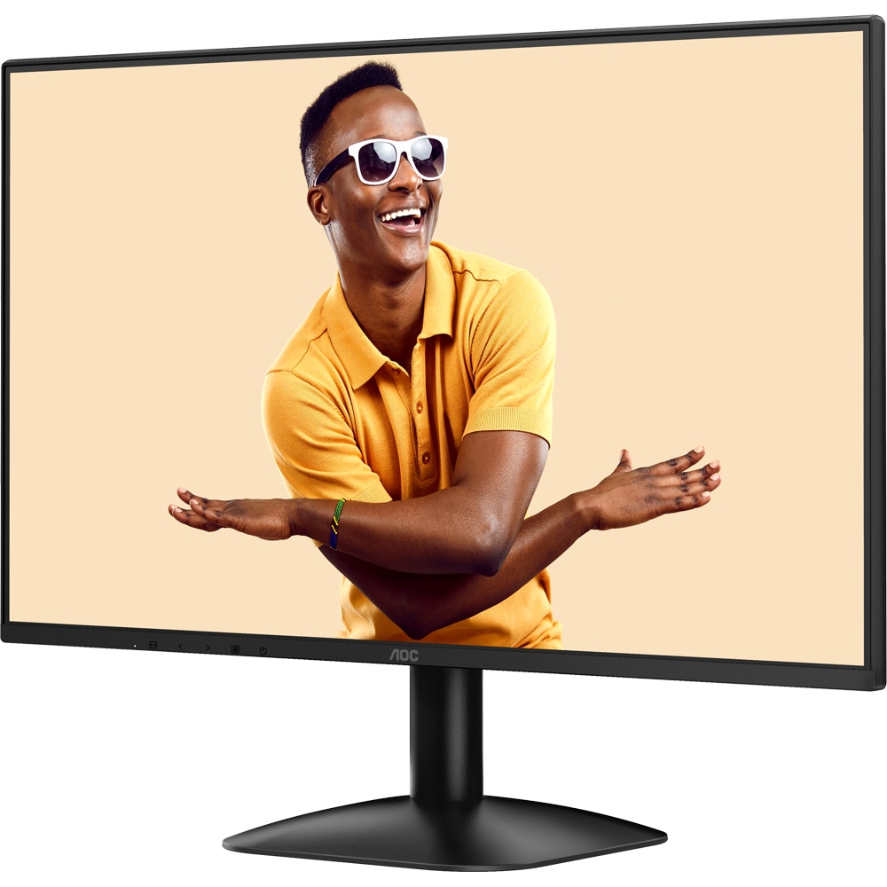 Monitor LED IPS AOC 24B31H, 23.8", Full HD, 120Hz, negru