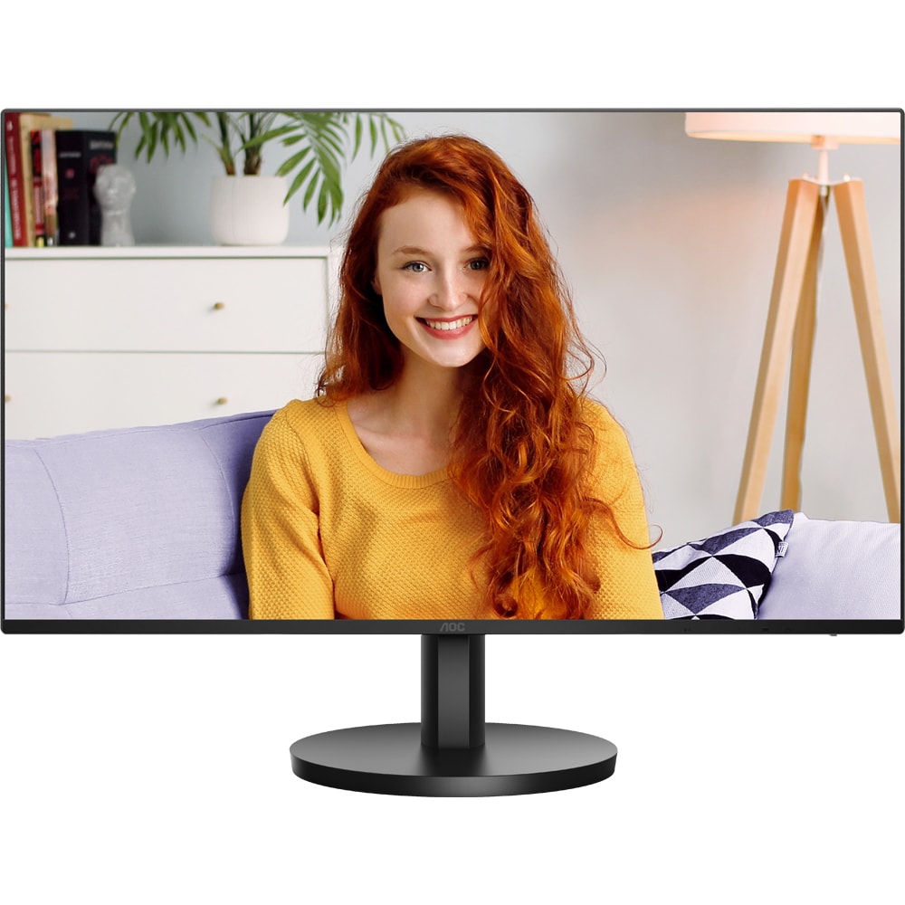 Monitor LED IPS AOC 24B3HA2, 23.8", Full HD, 100Hz, Boxe, negru