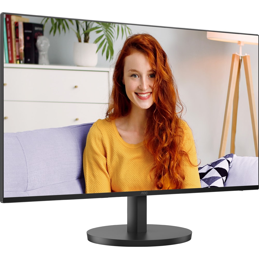 Monitor LED IPS AOC 24B3HA2, 23.8", Full HD, 100Hz, Boxe, negru