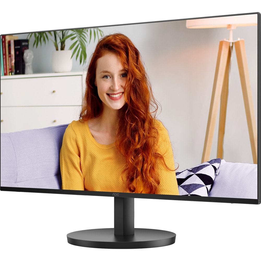 Monitor LED IPS AOC 24B3HA2, 23.8", Full HD, 100Hz, Boxe, negru