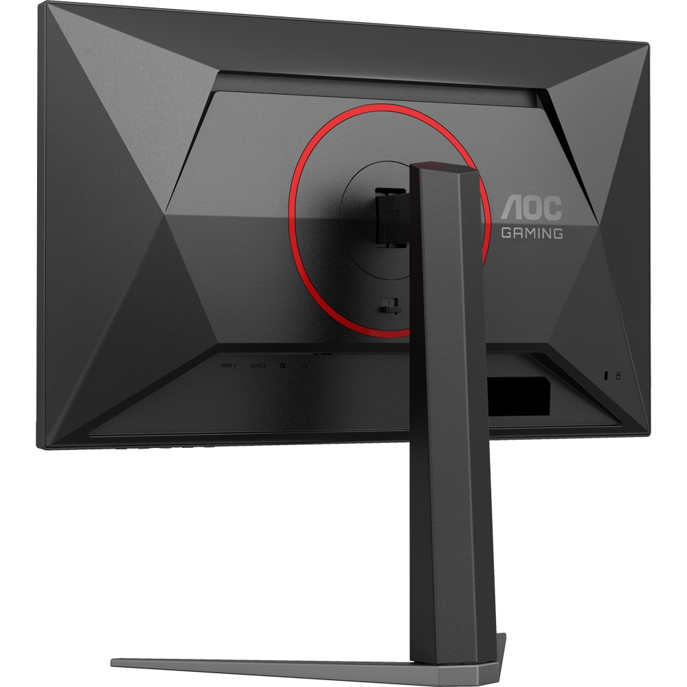 Monitor Gaming WLED FAST IPS AOC 24G4HA, 23.8", Full HD, 200Hz, HDR10, Adaptive Sync, boxe, pivot, negru