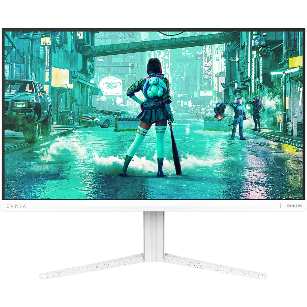 Monitor Gaming Fast IPS PHILIPS Evnia 24M2N3201PL, 23.8", Full HD, 260Hz, HDR 10, alb