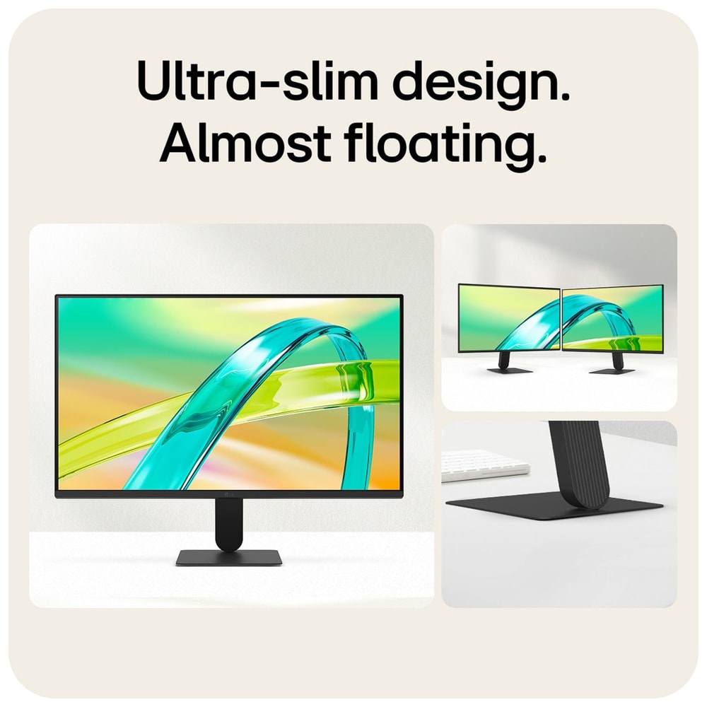 Monitor LED IPS LG 24U411B-B, 23.8", Full HD, 144Hz, HDR10, AMD FreeSync Premium, negru