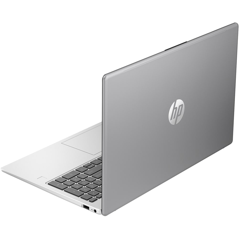 Laptop HP 250R G10, Intel Core 5 120U pana la 5.0GHz, 15.6" Full HD, 16GB, SSD 512GB, Intel Graphics, Free Dos, argintiu