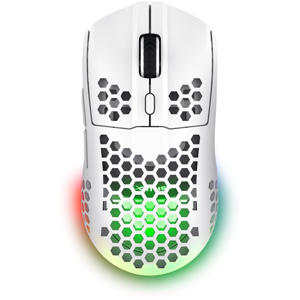 Mouse Gaming Wireless TRUST GXT 929 Helox, 4800 dpi, alb