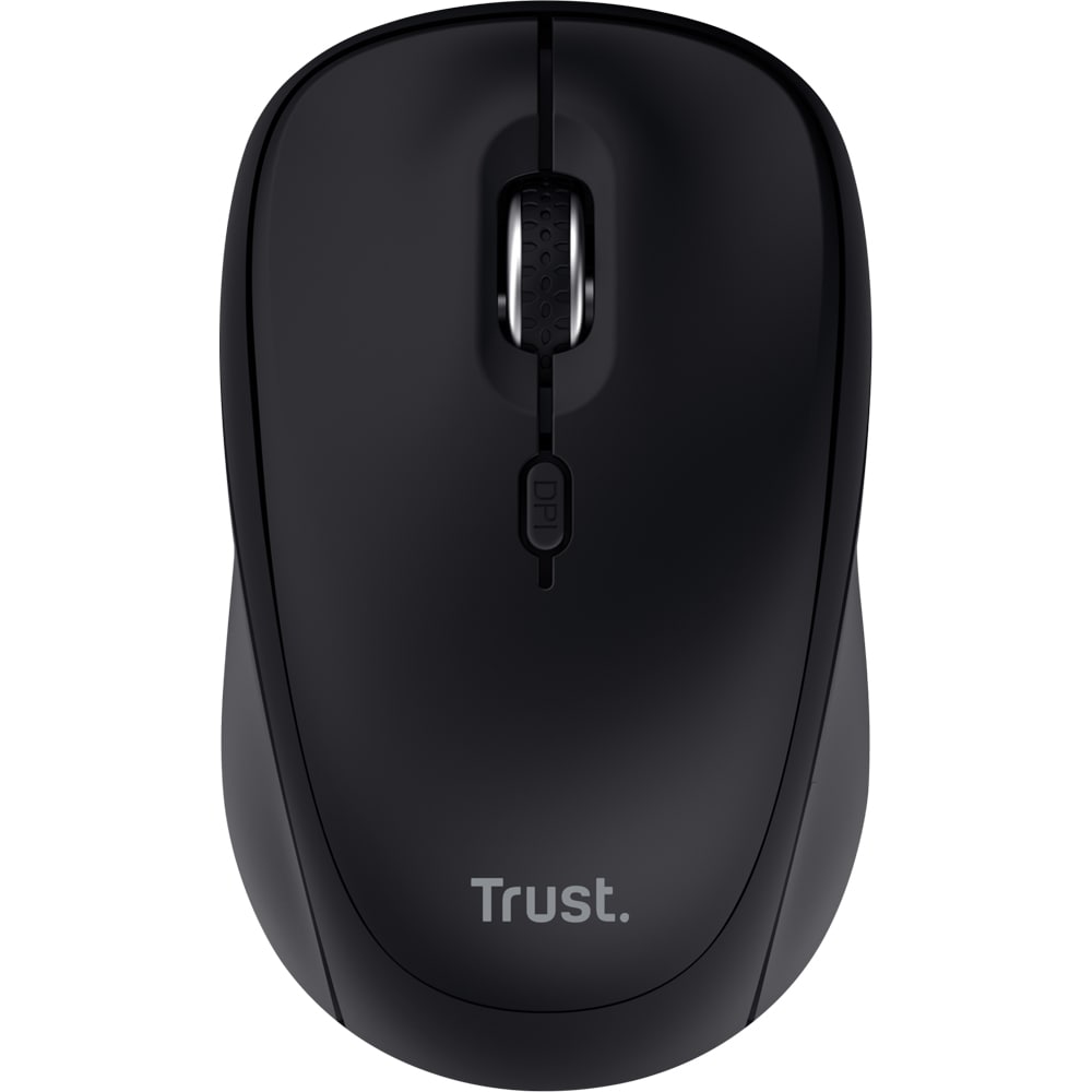 Mouse Wireless TRUST Yvi+, 1600 dpi, negru
