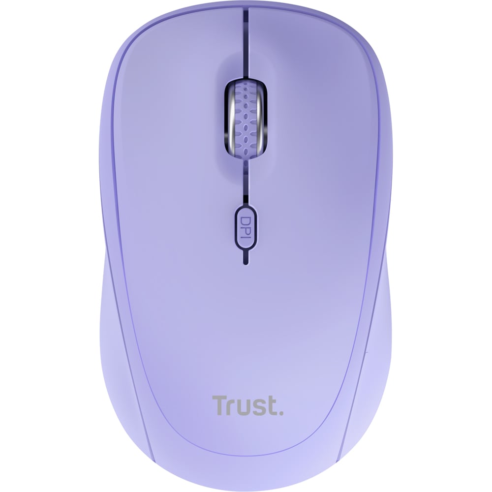 Mouse Wireless TRUST Yvi+ Multi-Device, 1600 dpi, violet