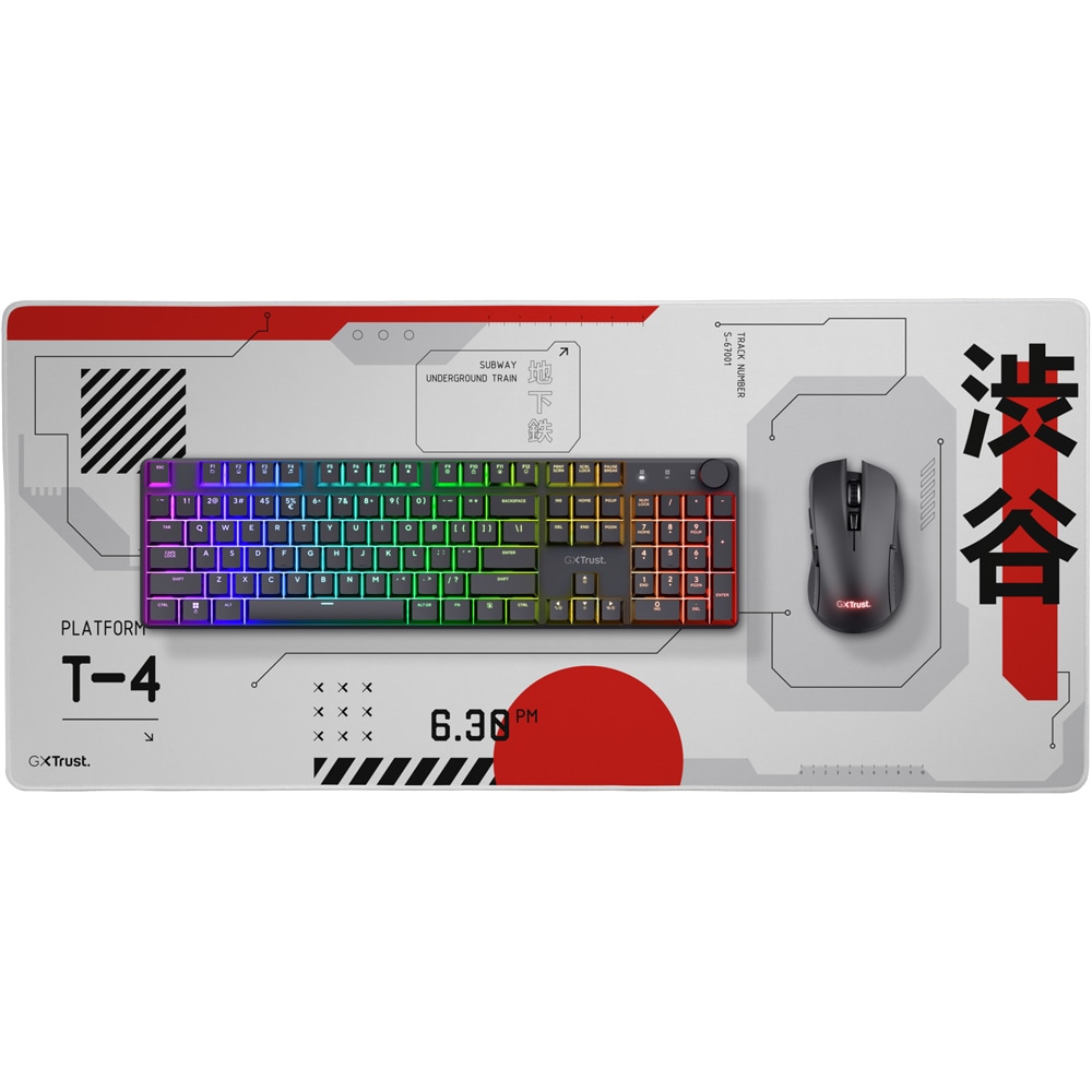 Mouse Pad Gaming TRUST Japan GXT759 XXL, alb