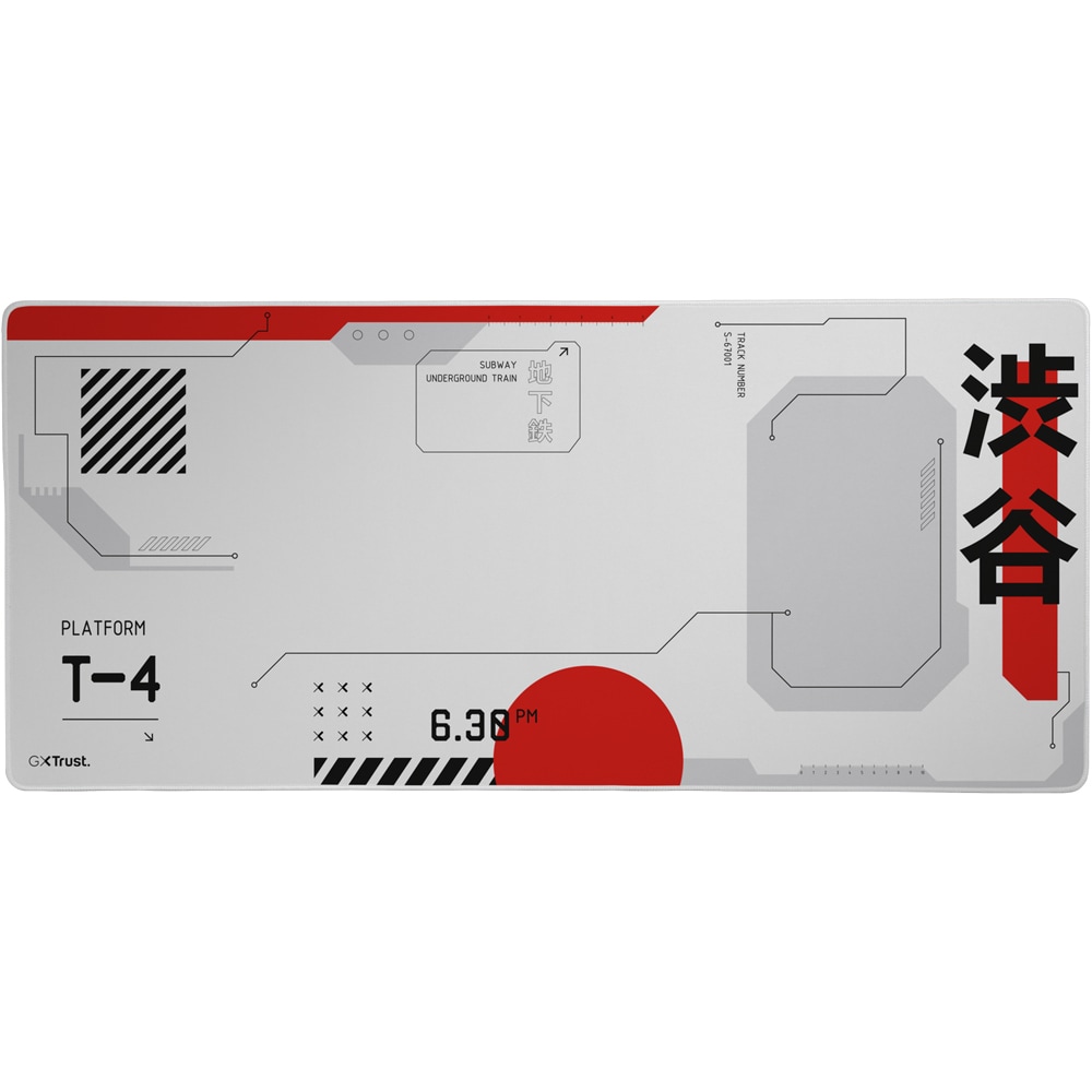Mouse Pad Gaming TRUST Japan GXT759 XXL, alb