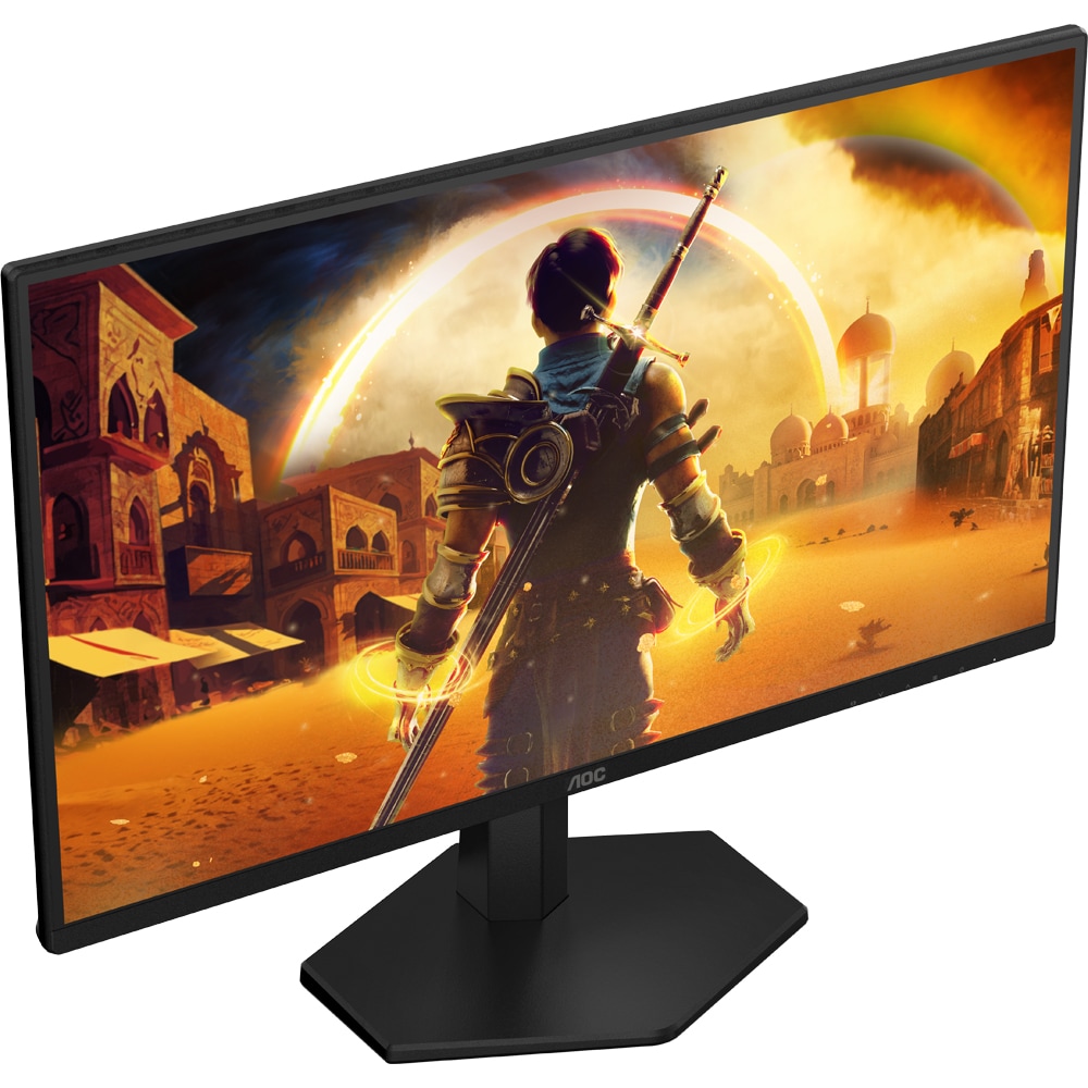 Monitor Gaming WLED Fast IPS AOC 25G42E, 24.5", Full HD, 180Hz, NVIDIA G-SYNC Compatible, negru