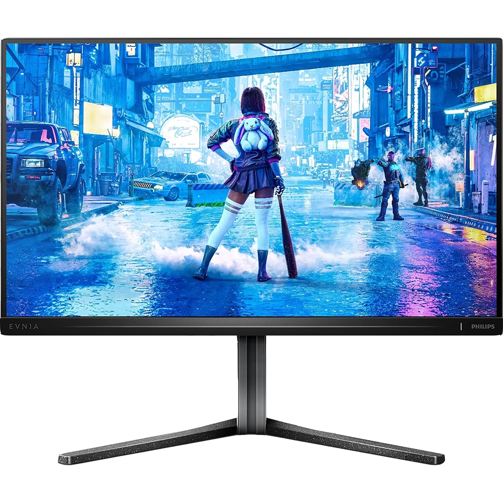 Monitor Gaming Fast IPS PHILIPS Evnia 25M2N5200U/00, 24.5", Full HD, 390Hz, G-Sync, pivot, negru