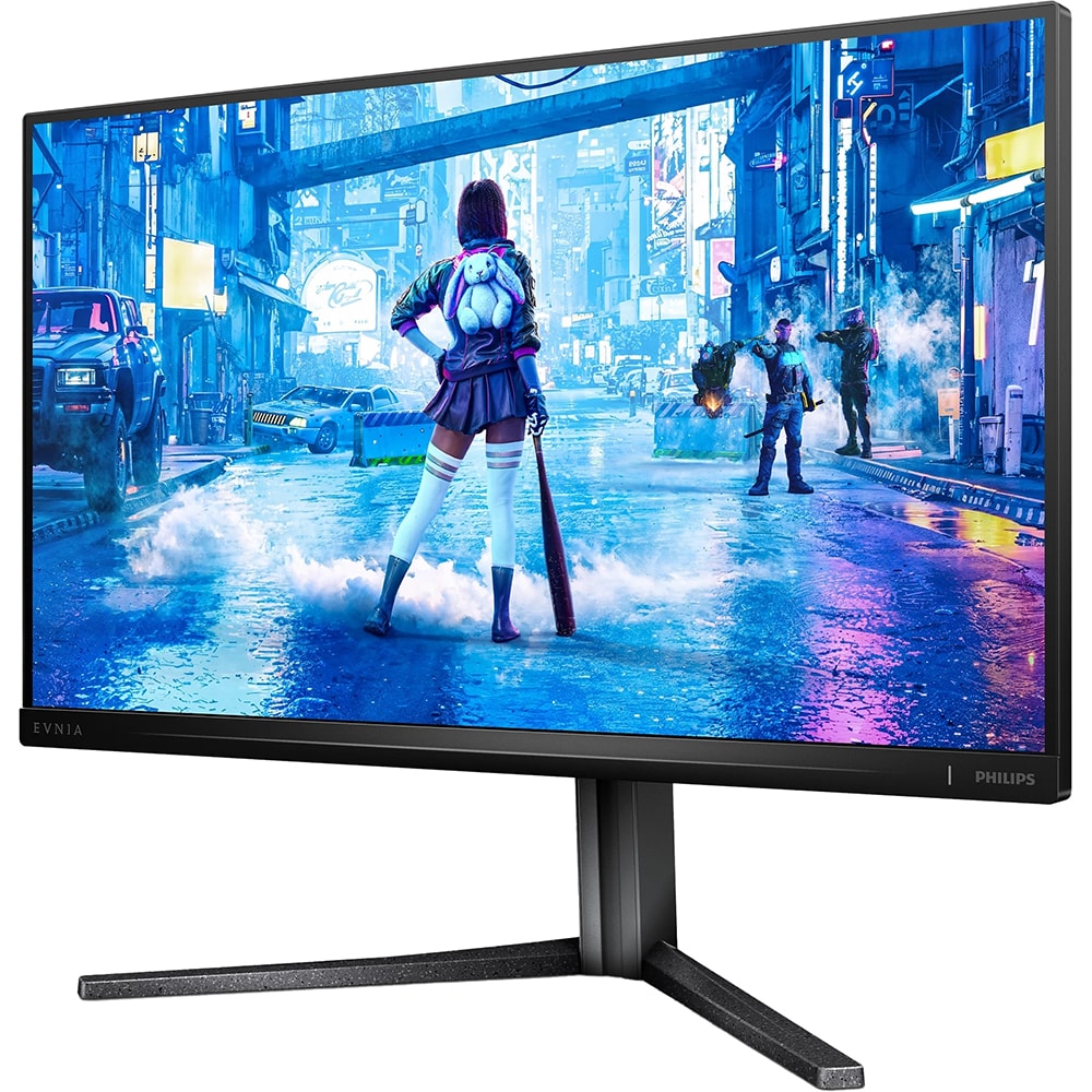 Monitor Gaming Fast IPS PHILIPS Evnia 25M2N5200U/00, 24.5", Full HD, 390Hz, G-Sync, pivot, negru