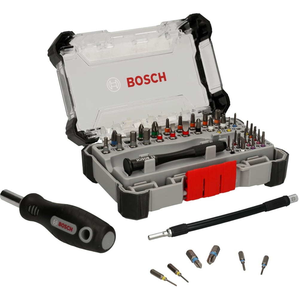 Set biti BOSCH, insurubare precizie, 43buc