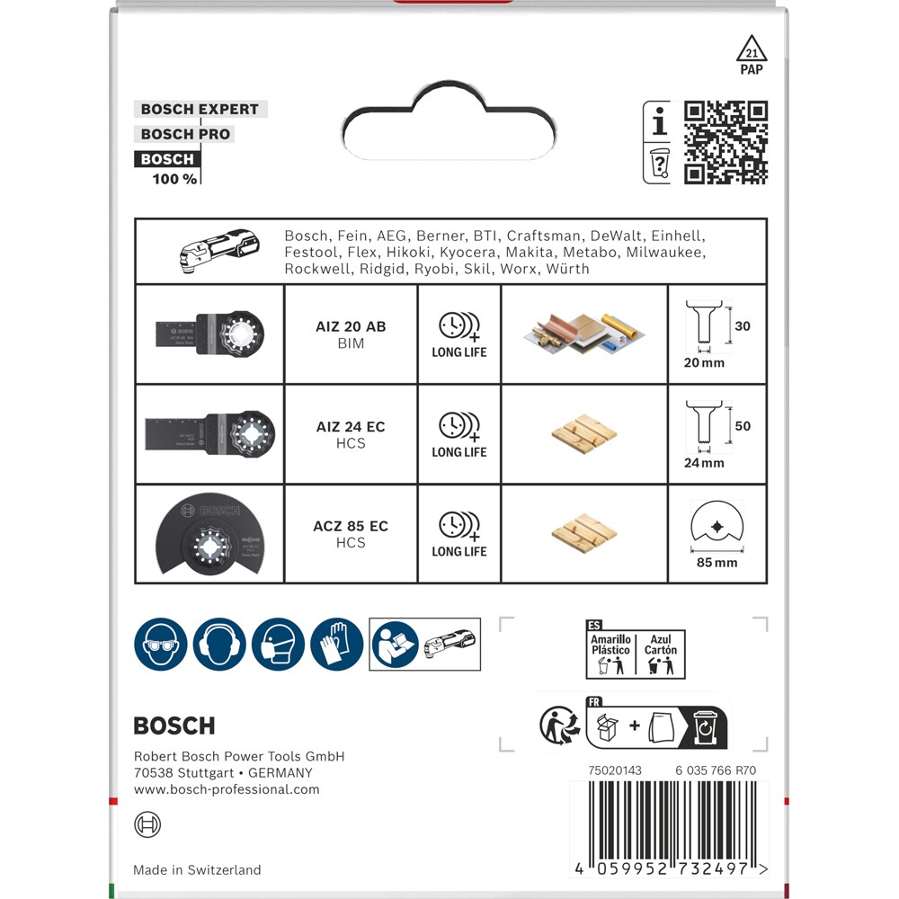 Piulita BOSCH, fixare discuri polizor quick locking
