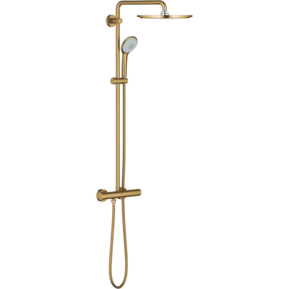 Sistem dus GROHE Euphoria 310 26075GN0, termostat, 3 functii, auriu