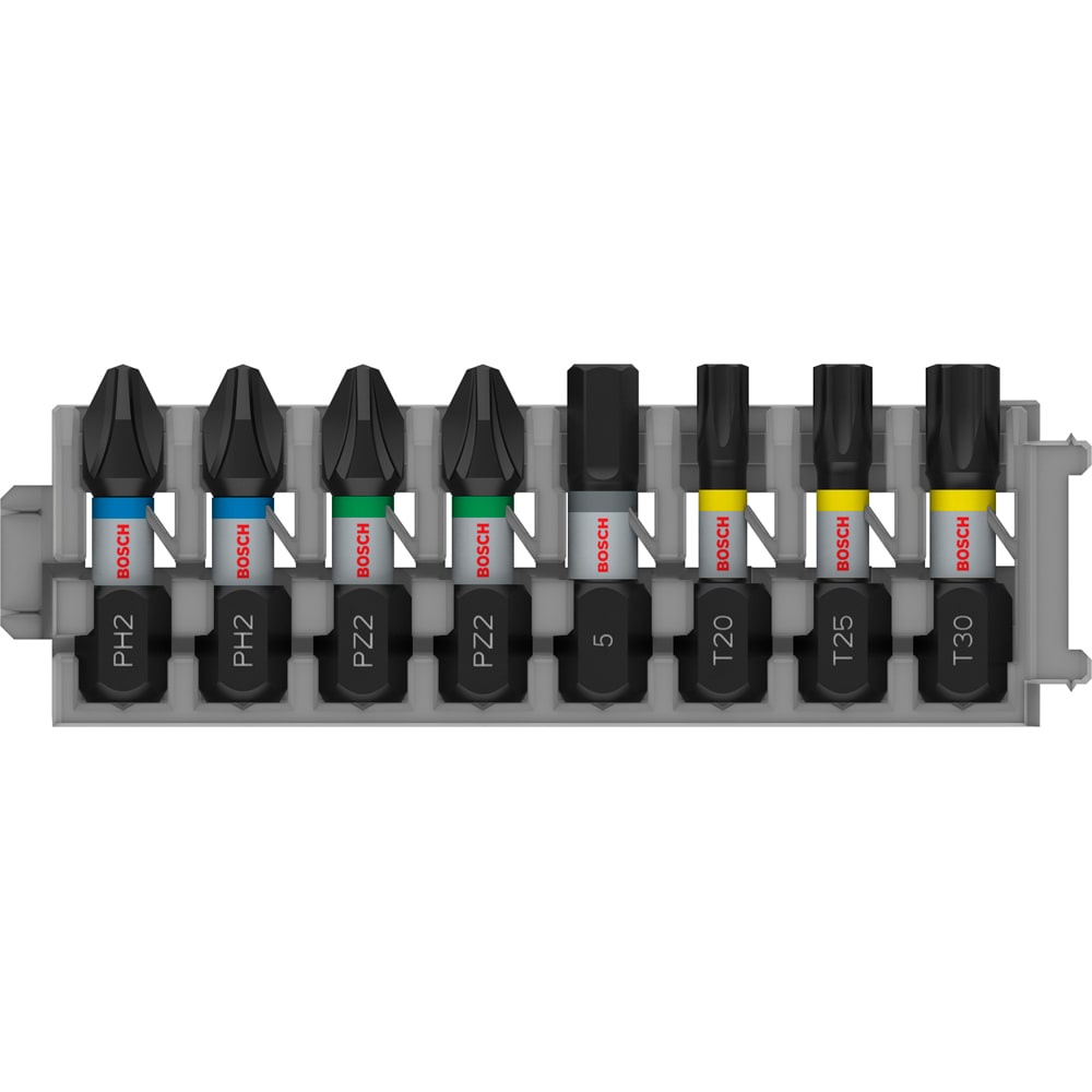 Set BOSCH PRO, 8 biti impact, 25mm
