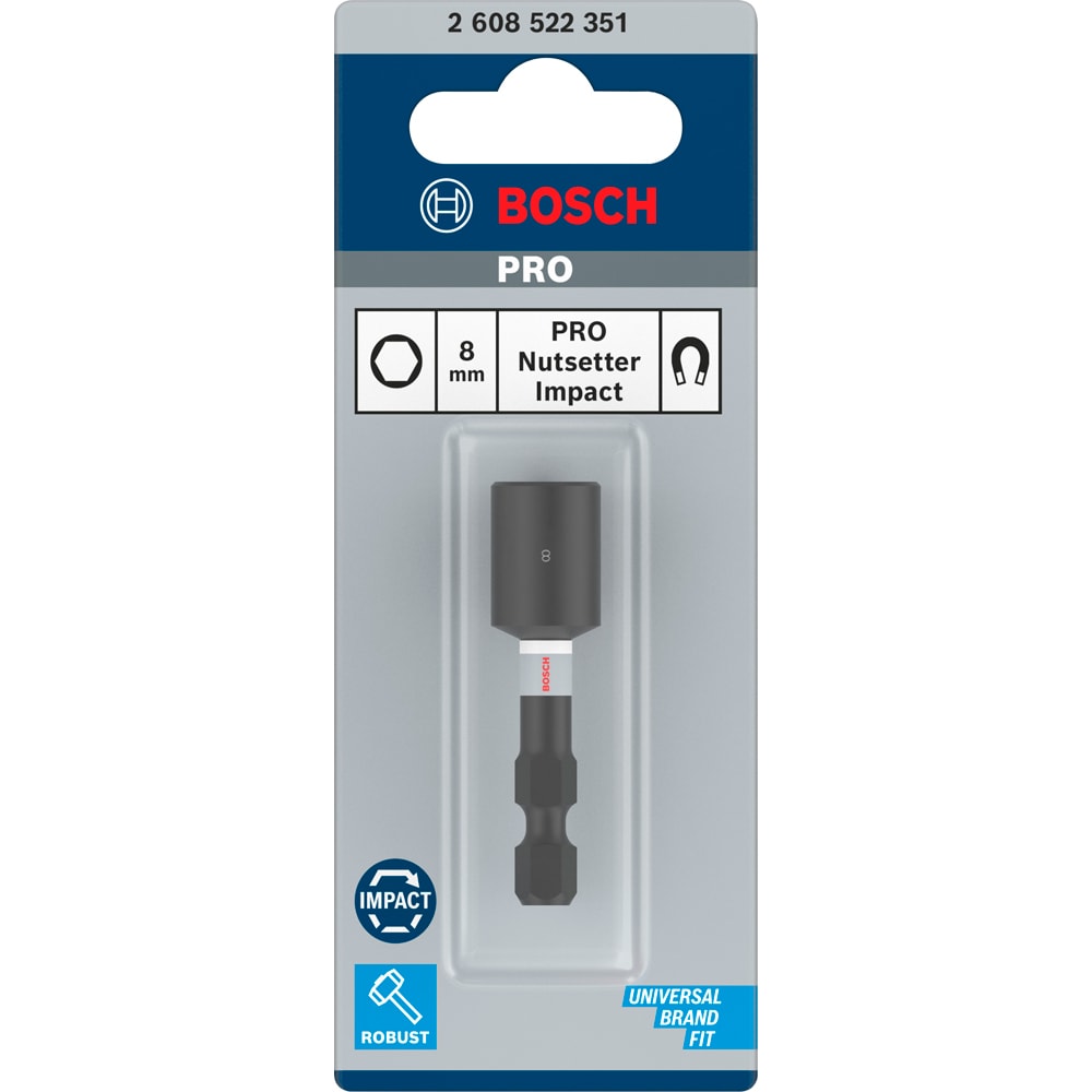 Cheie tubulara BOSCH PRO, impact, 8 x 50 mm