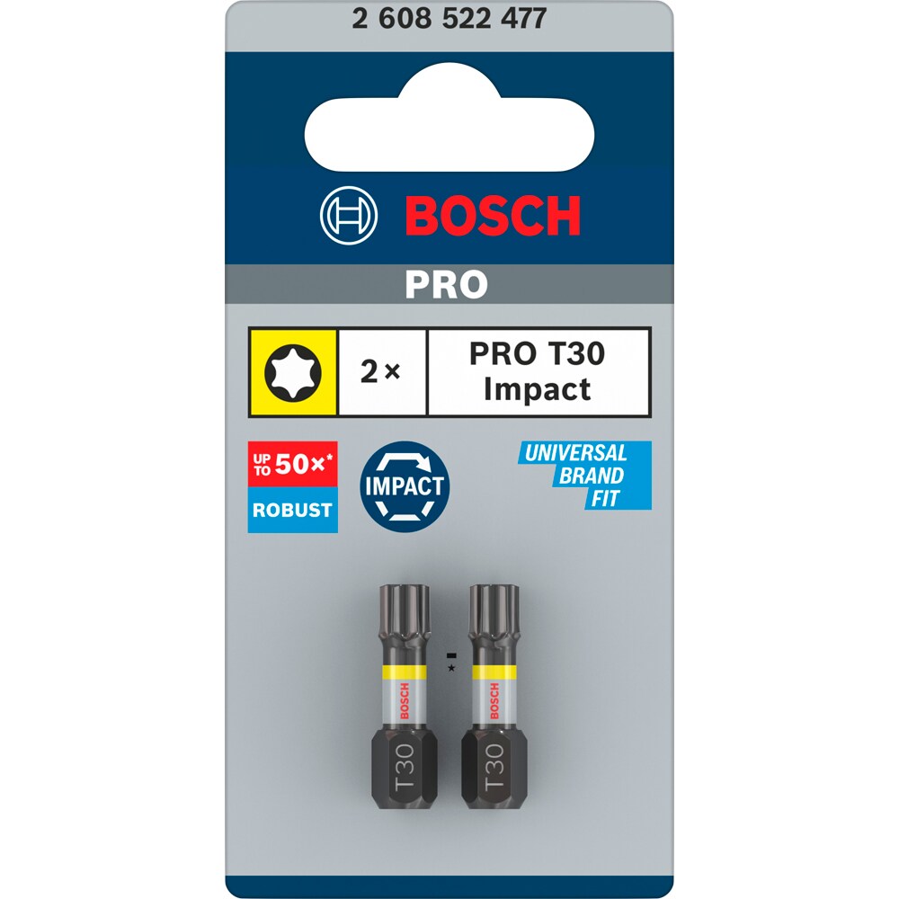 Set BOSCH PRO, 2 biti impact T30, 25 mm