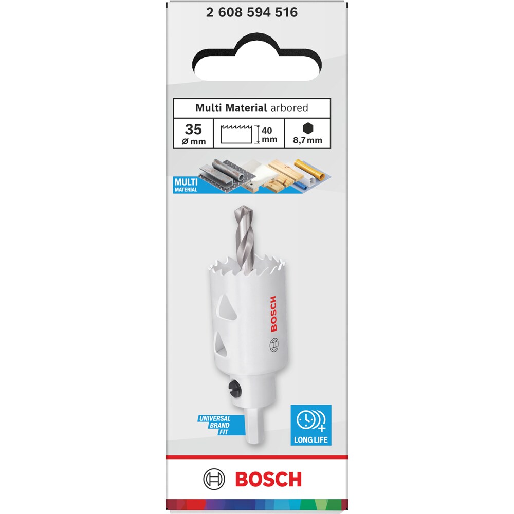 Carota multimaterial BOSCH, 35 x 40 mm