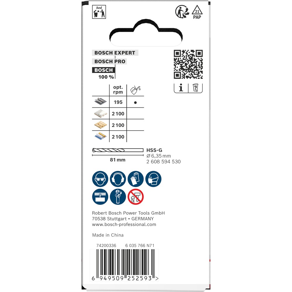 Carota multimaterial BOSCH, 44 x 40 mm