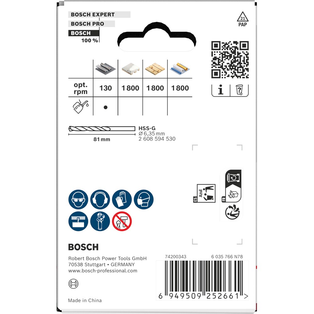 Carota multimaterial BOSCH, 68 x 40 mm