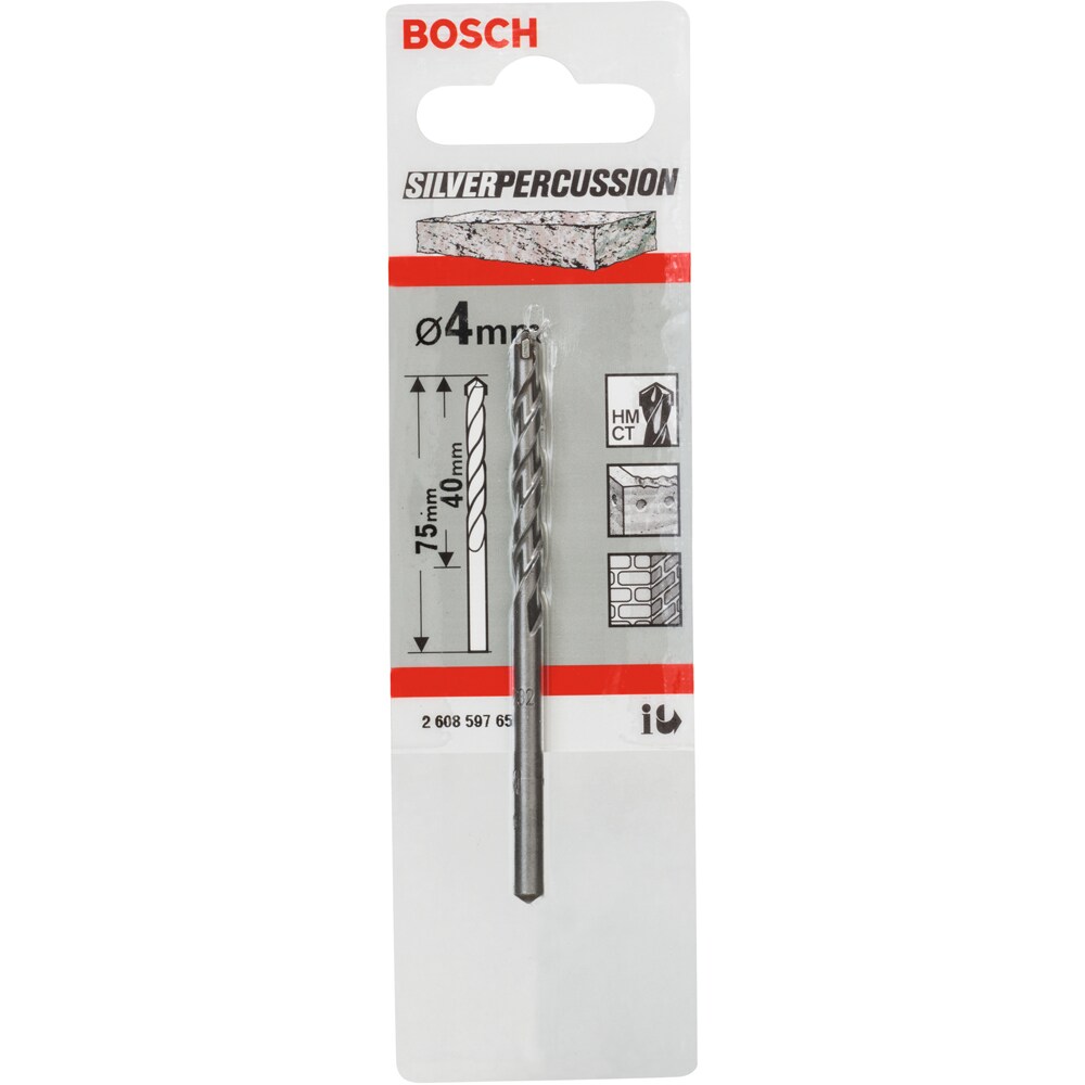 Burghiu BOSCH, zidarie, CYL-3, 4 x 40 x 75 mm