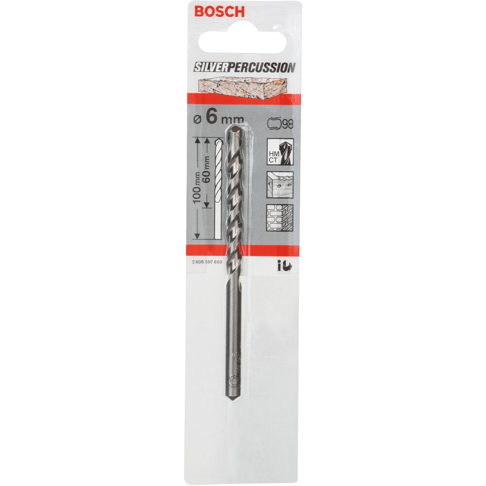 Burghiu BOSCH, zidarie, 6 x 60 x 100 mm
