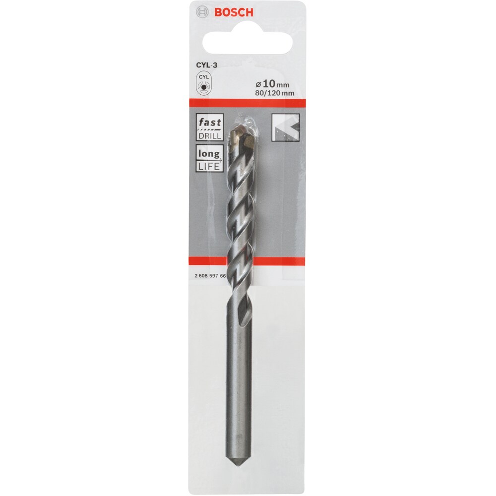 Burghiu BOSCH, zidarie, 10 x 80 x 120 mm