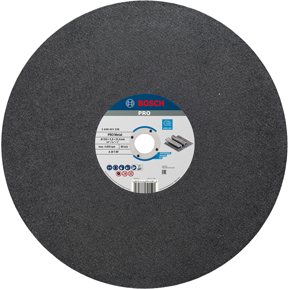 Disc taiere BOSCH PRO, metal, 355 x 2, 8 x 25, 4 mm