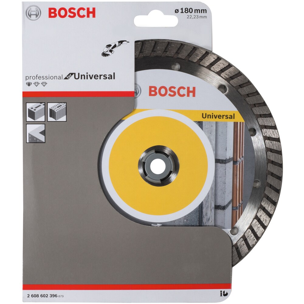 Disc diamantat BOSCH, universal, 180 x 22, 23 mm