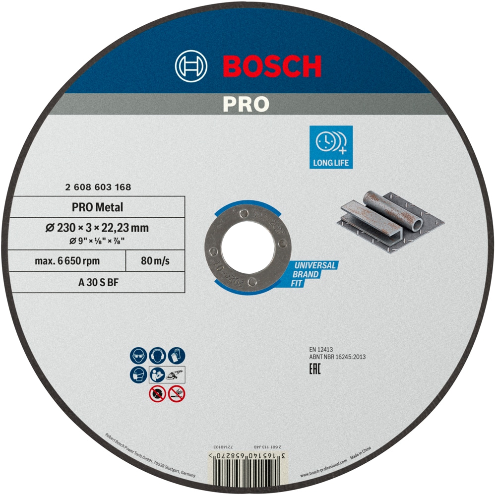 Disc taiere BOSCH PRO, metal, 230 x 3 x 22, 23 mm