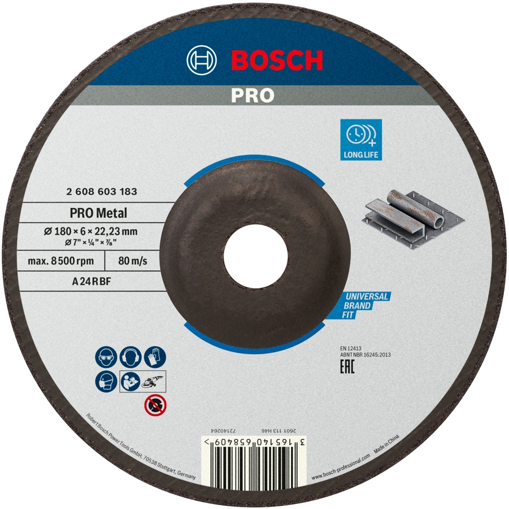 Disc taiere BOSCH PRO, metal, 180 x 6 x 22, 23 mm