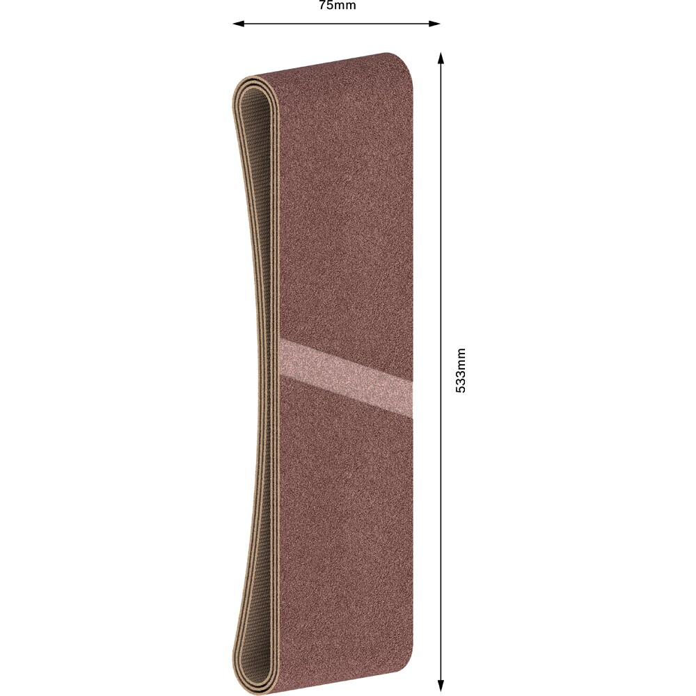 Banda abraziva BOSCH PRO, X440, 75 x 533mm, G60, 3buc