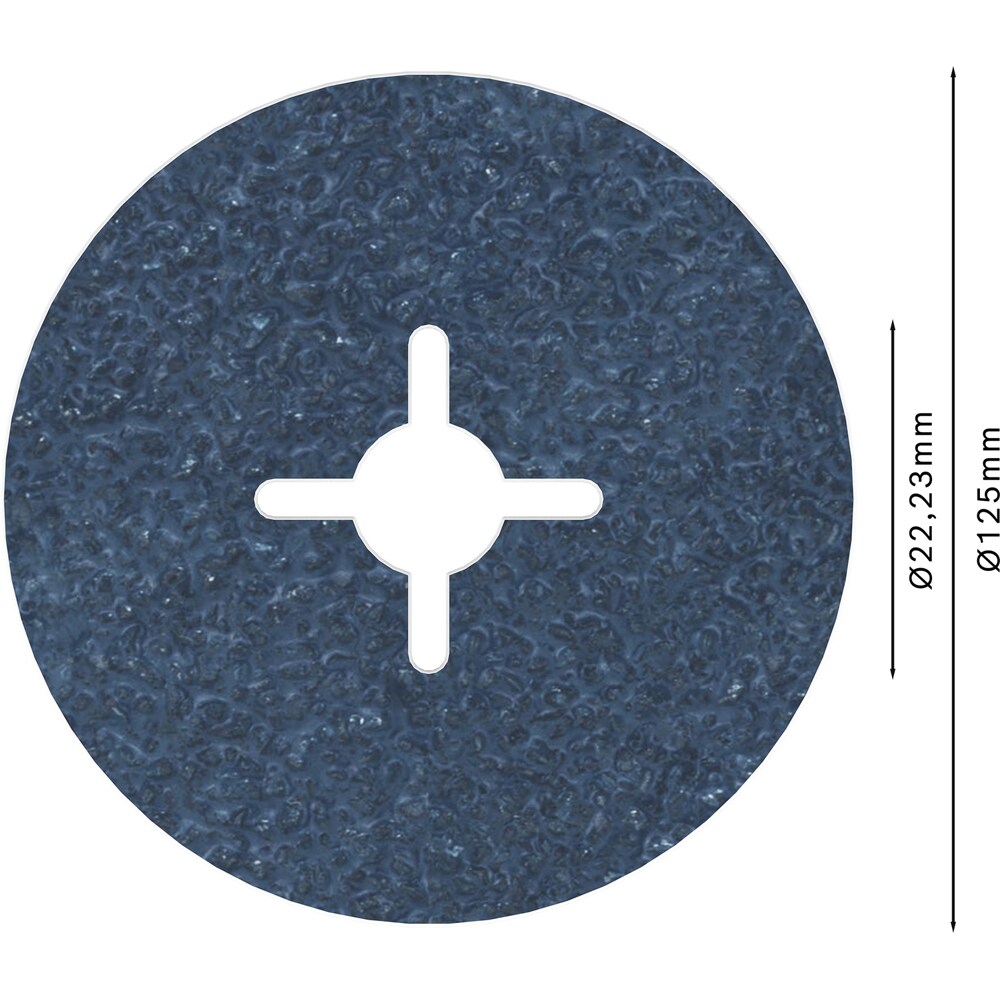Disc abraziv BOSCH PRO, R574, metal, 125 mm, G24
