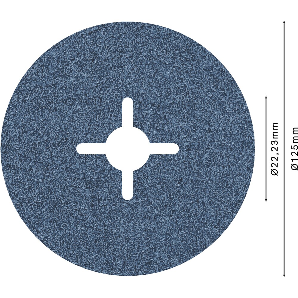 Disc abraziv BOSCH PRO, R574, metal, 125 mm, G60