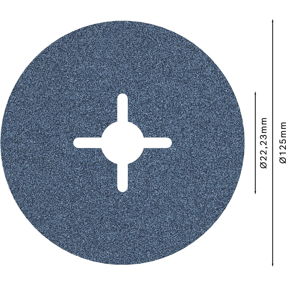 Disc abraziv BOSCH PRO, R574, metal, 125 mm, G80