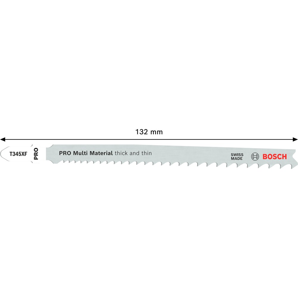 Panza pendular BOSCH PRO, multimat t, 132mm, 3buc