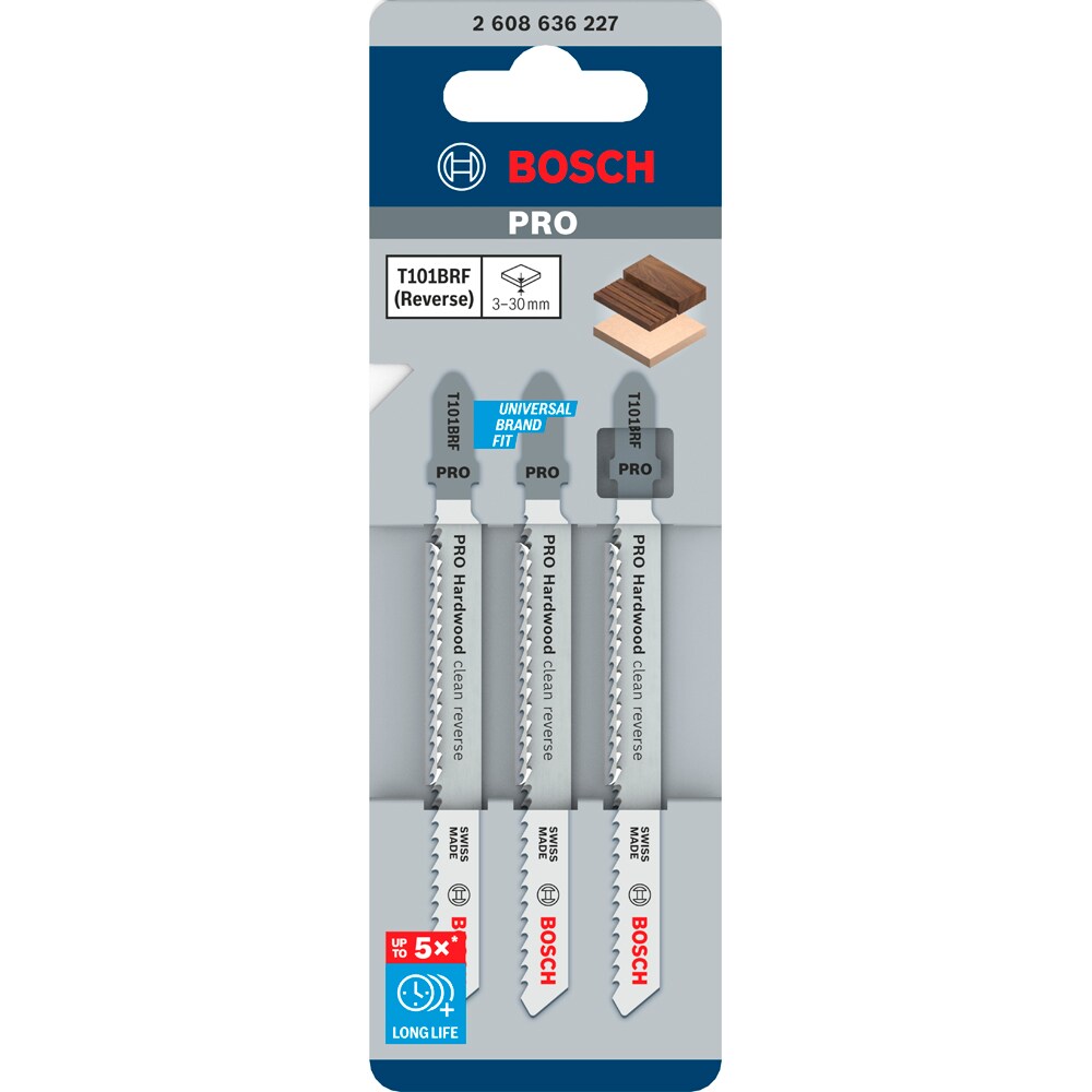 Panza pendular BOSCH PRO, hardwood t, 100mm, 3buc
