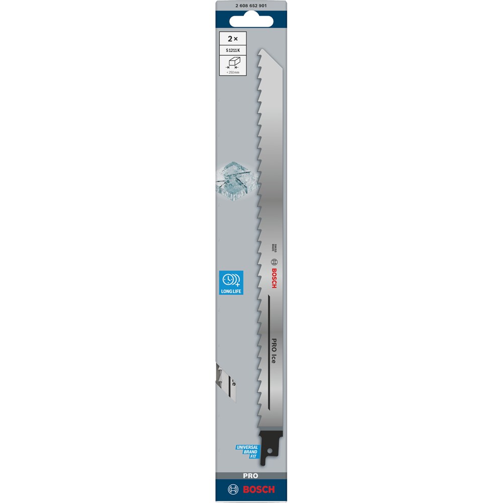 Panza ferastrau sabie BOSCH PRO, ice, 300 x 19 x 1.25mm