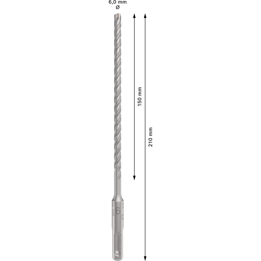 Burghiu BOSCH PROFESSIONAL, beton SDSPlus-5X 6x150x210 mm