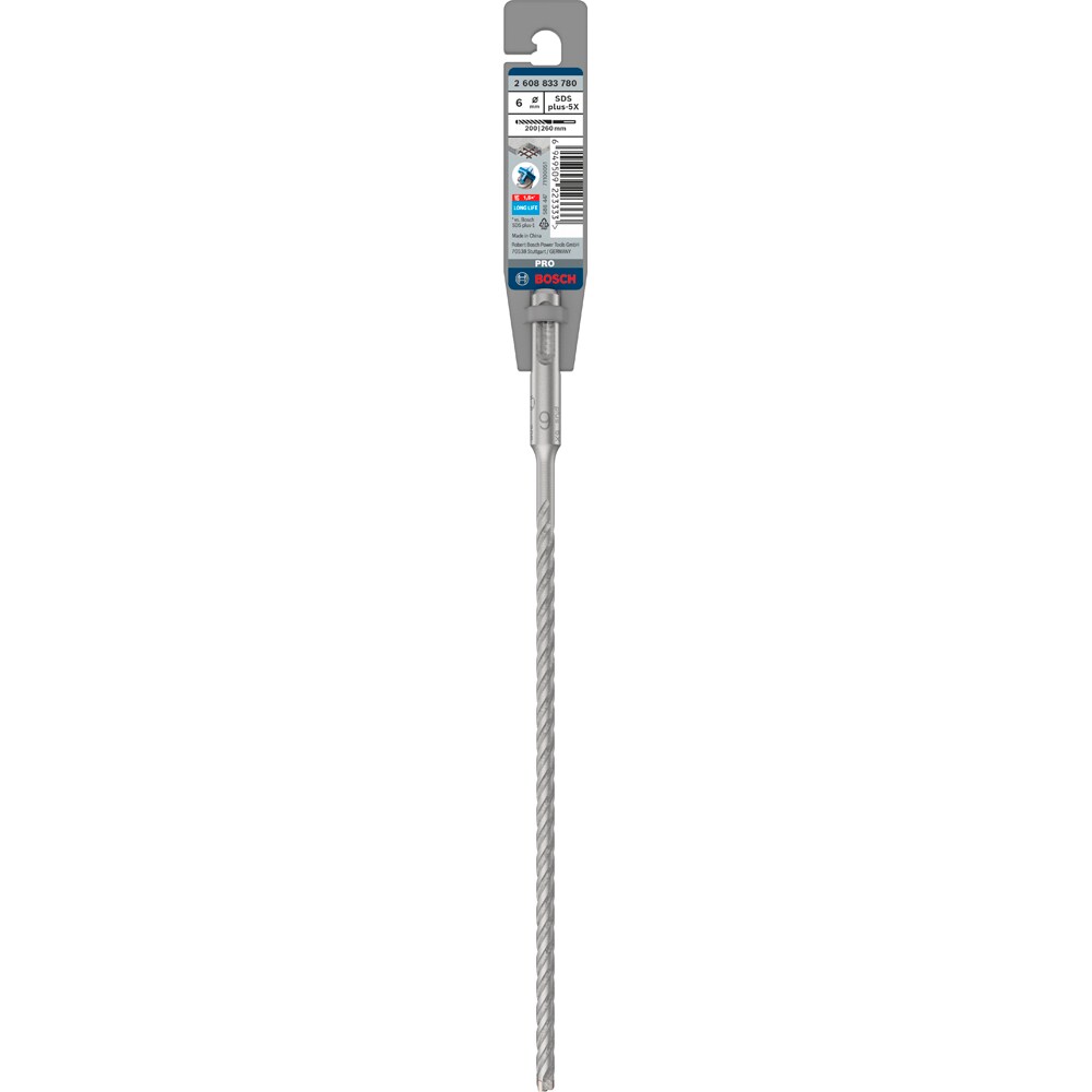 Burghiu BOSCH PROFESSIONAL, beton SDSPlus-5X 6x200x260 mm