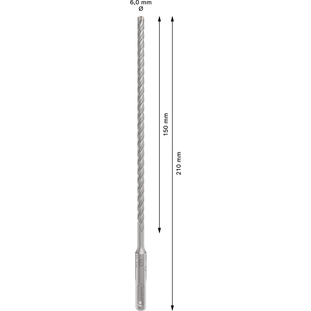 Burghiu BOSCH PROFESSIONAL, beton SDSPlus-5X 6x200x260 mm