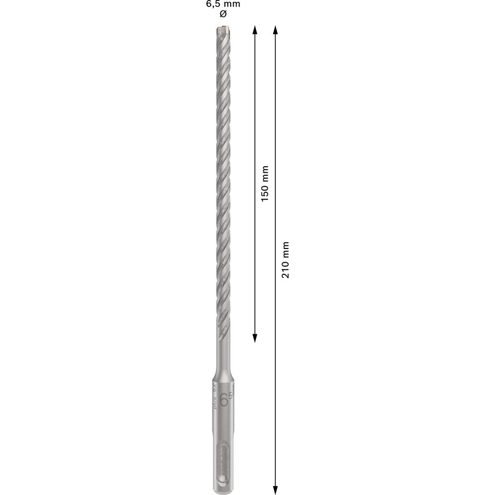 Burghiu BOSCH PRO, beton SDSPlus-5 x 6, 5 x 150 x 210 mm