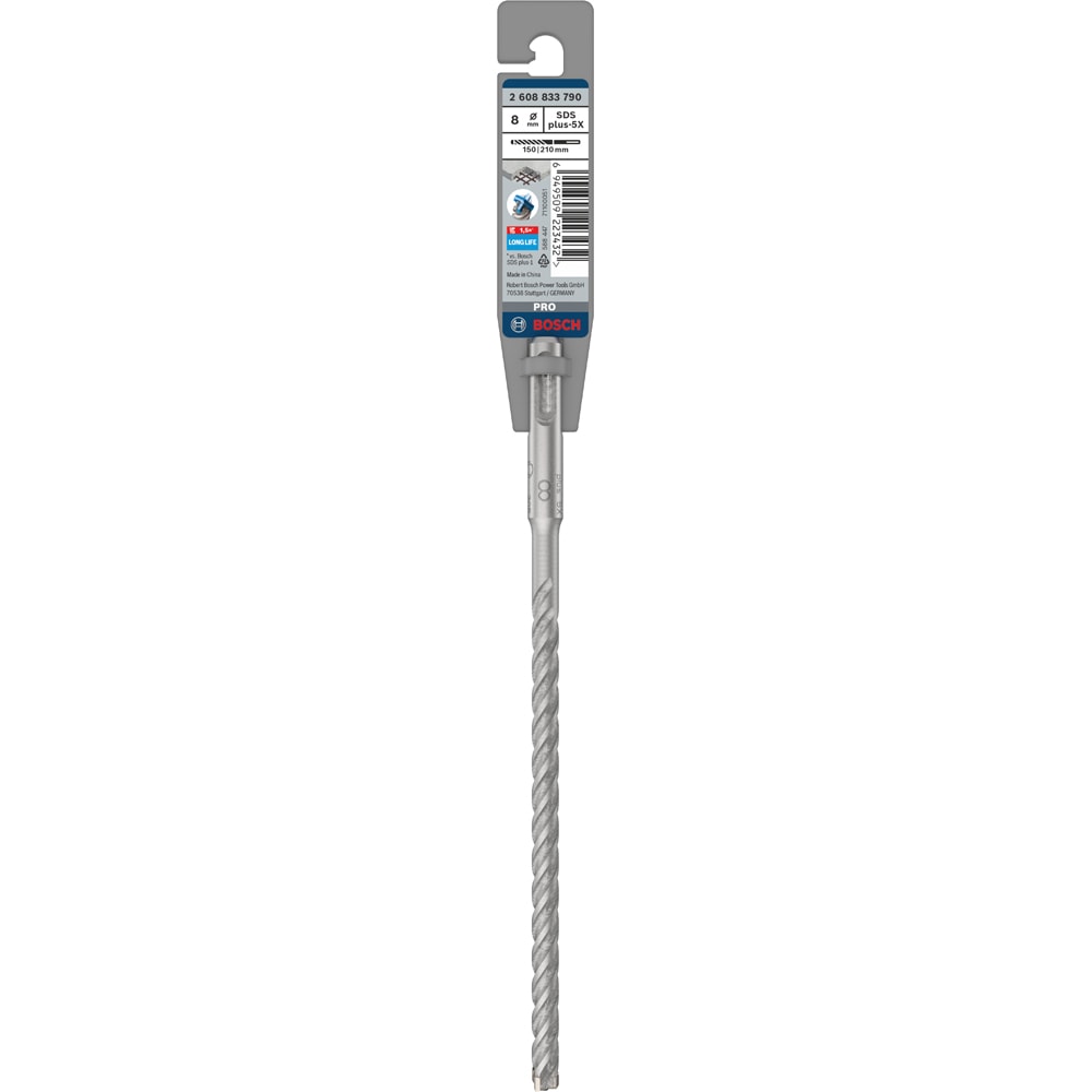 Burghiu BOSCH PROFESSIONAL, beton SDSPlus-5X 8x150x210 mm