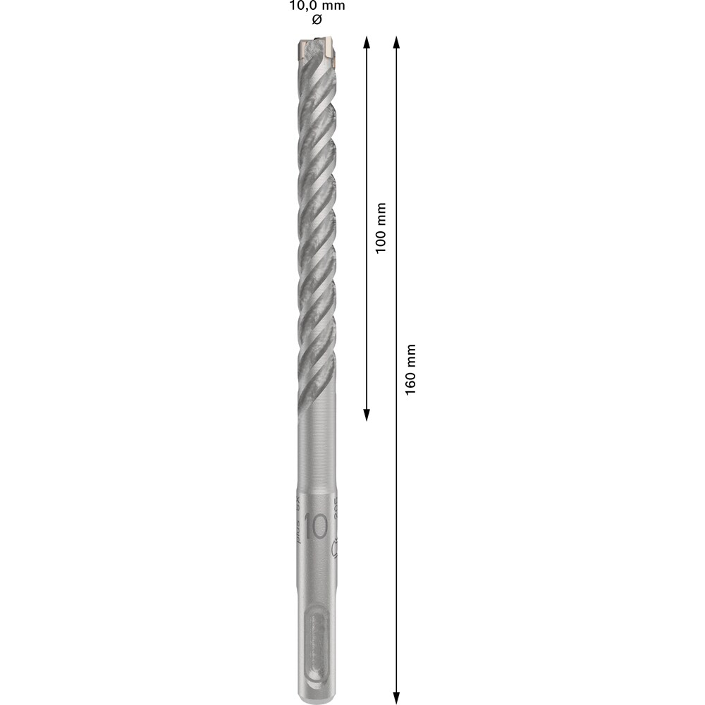 Burghiu BOSCH PROFESSIONAL, beton SDSPlus-5X 10x100x160 mm
