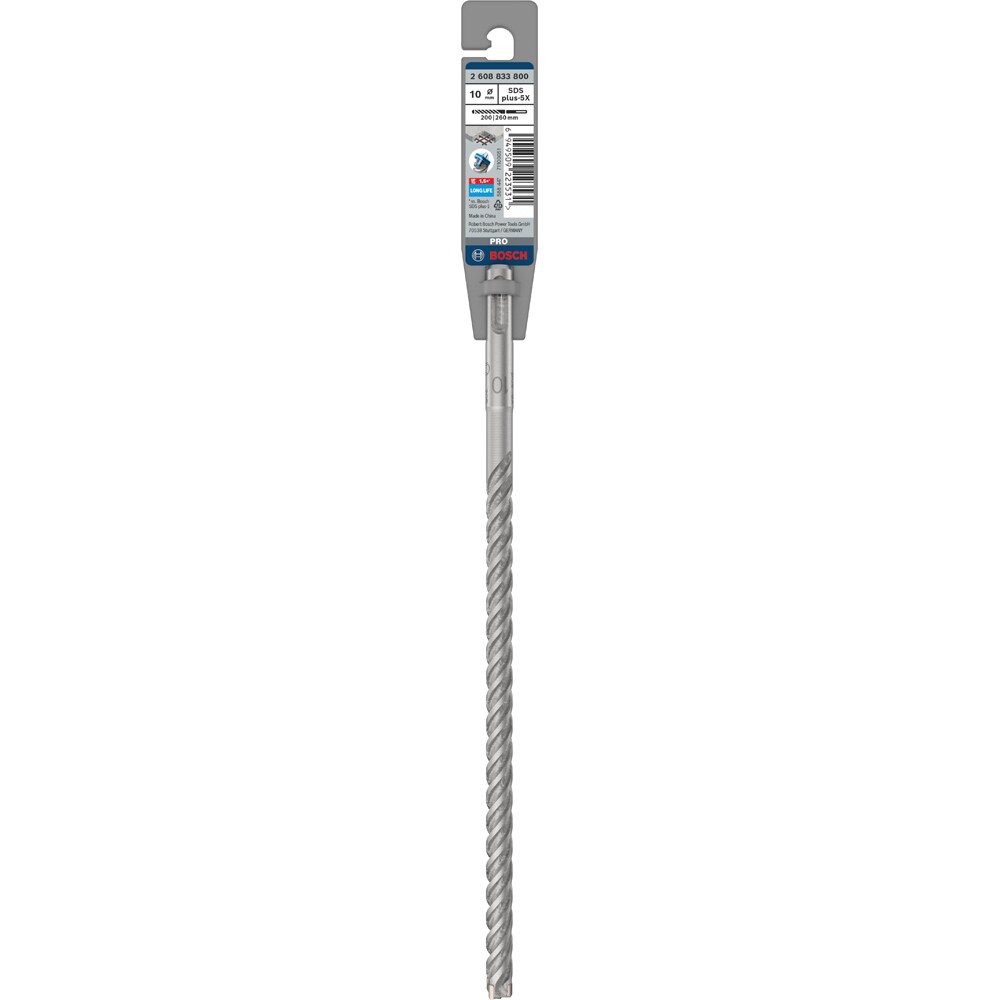 Burghiu BOSCH PROFESSIONAL, beton SDSPlus-5X 10x200x260 mm