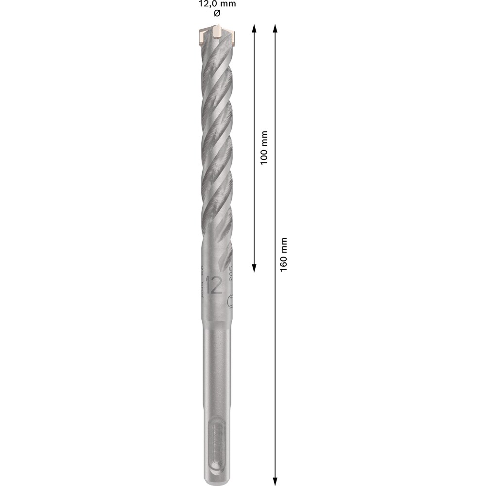 Burghiu BOSCH PROFESSIONAL, beton SDSPlus-5X 12x100x160 mm